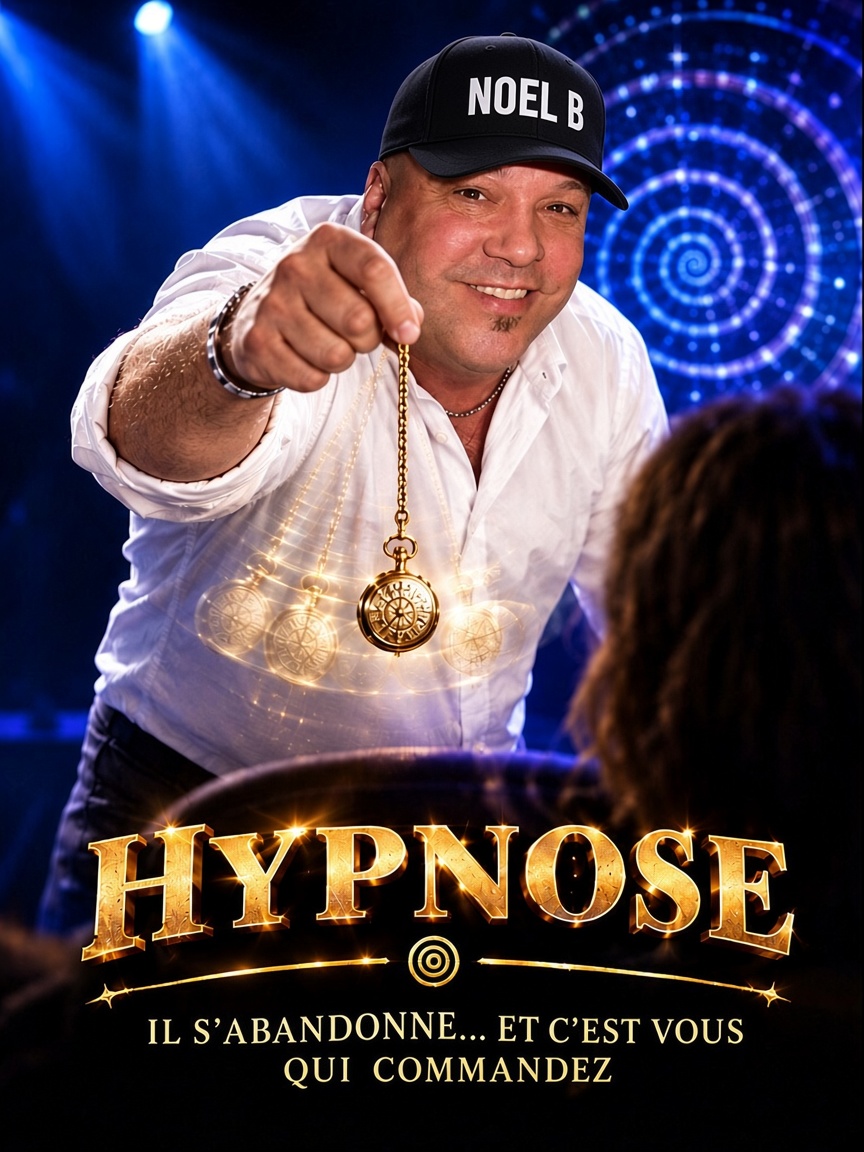 NOEL B, hypnotiseur de spectacle en prestation
